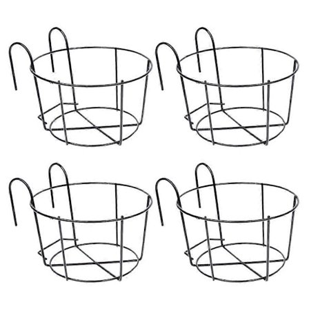 4 kpl riippuvia kaideistutuskoneita kukkaruukkutelineitä kasvien rautatelineitä aita metallisia ruukkutelineitä seinälle asennettavia