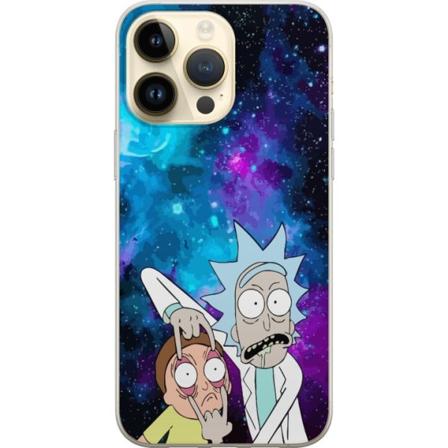 Apple iPhone 15 Pro Max Gennemsigtig cover Rick og Morty