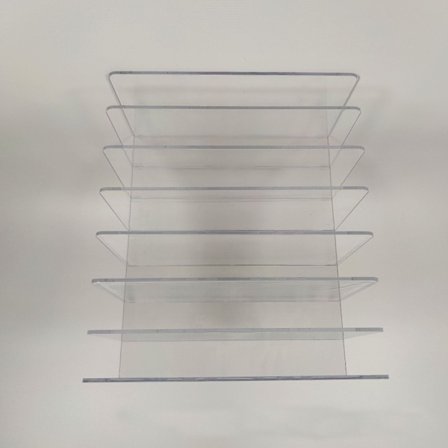 Oppbevaringsstativ Klar Akryl Filsorterer SYV RETTER SYV RETTER