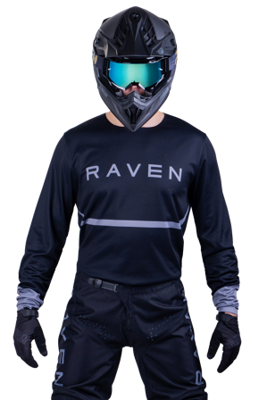 Raven RV-Two MX Jersey Graphite Black XL