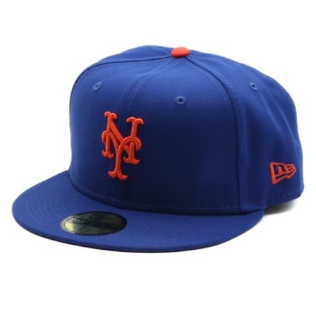 Lippalakki - New Era - NEW YORK METS - Sininen - Koko 7 1/8 - 100% puuvilla