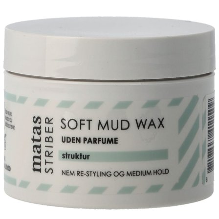 Matas Striber Soft Mud Wax Uden Parfume 75 g, Hår, Styling, Voks