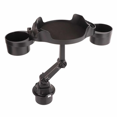 Bilkopphållare Justerbar med Telefonfack Svart Bärbar Stark Styrka Bilresa Tillbehör Typ 2