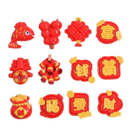 12 stk Smykketilbehør Harpiksplakett Skospenne Materiale