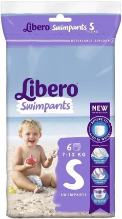 Pannolini Mare/piscina Libero Swim Pants per Bambino 7/16 kg 12