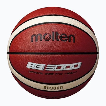 Molten BG3000 Basketboll 7, 7 Brun/Vit/Svart