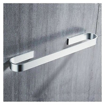 Elegant Moderne Følelse Håndklering i Polert Krom for Ulike Dekorasjonsstiler, Plassbesparende Design med God Lastekapasitet, Selvklebende Stripe for