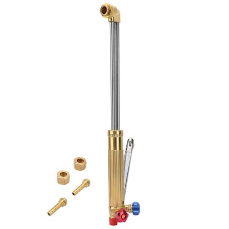 Rostfritt stål syre acetylen skärbrännare balanserat tryck handtag gas blåsrör 50cm