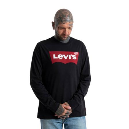 Levi's Koszulka m?ska Longsleeve Graphic , Zwart , Heren , Maat: L Longsleeves