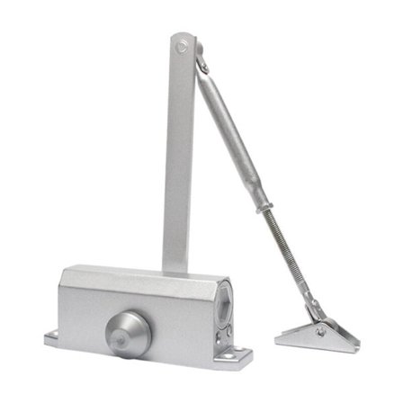 Automatisk hydraulisk dörrstängare, justerbar fjäderdörrstängare, mjukstängande kommersiella och bostads 10-50 kg dörrar