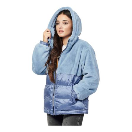Silvian Heach, Down Jacket Blauw, Dames, Maat:L