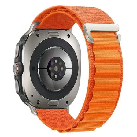 Alpine Nylonarmband kompatibel med Samsung Galaxy Watch 8 44mm 40mm Classic 46mm Bekvämt armband Galaxy Watch Ultra 2025 47mm