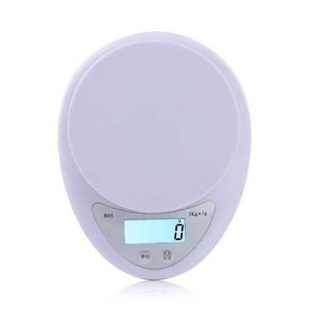 Köksvåg Bakvikt Digital LCD elektronisk våg 5 kg