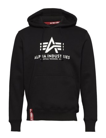 Alpha Industries Basic Hoodie Bl - Black - L