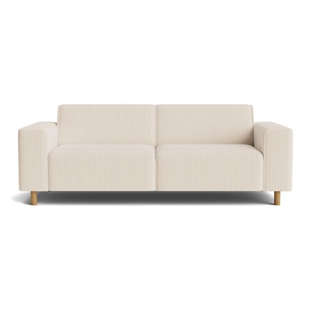 Seam 3 personers sofa - Lincoln Beige - 220x88x78 - Sofa, 3 personers sofa