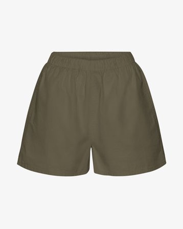 Women Organic Twill Shorts - Dusty Olive - Female - XL - Sustainable material - Ethical production