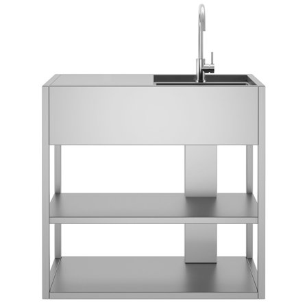 Röshults Essentials vask 94 cm høyre, rustfritt stål