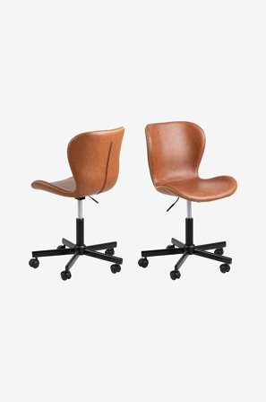 NORDFORM - Skrivebordsstol Charlotte - Brun - Kontorstoler - Fra Homeroom