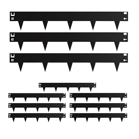 Teräksinen nurmikonreunus, joustava puutarhareunus, rikkaruohojen esto