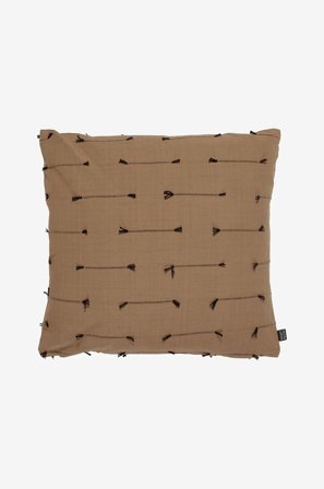 Eightmood - Pudebetræk, Ransvik 50x50 cm - Brun - Pyntepuder & pudebetræk - Fra Homeroom