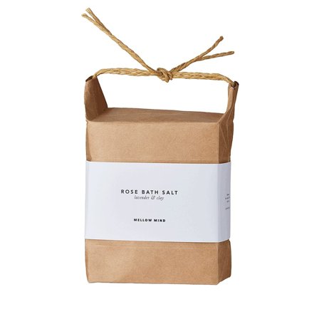 Mellow Mind Beige Clay Bath Salt Lavender, Skincare, Fodpleje, Fodbad
