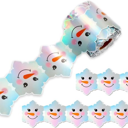 Anslagstavla Kant 10M Jul Snöflingor Kantlist Väggdekor