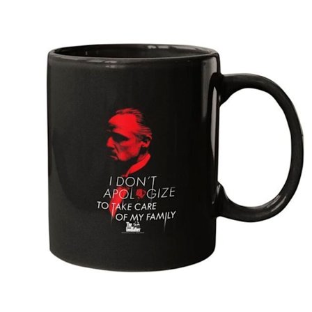 The Godfather Don ́t Apologize Mug One Size Röd/Vit/Svart