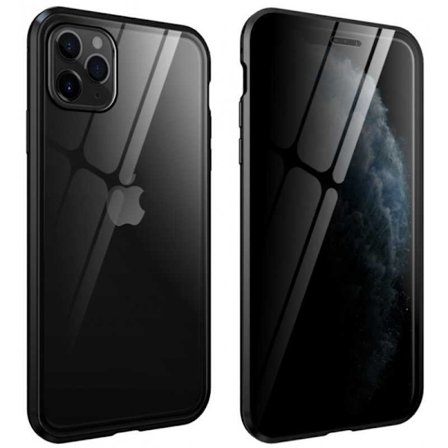 iPhone 12 Privacy Heltäckande Premium Skal Glassback V4