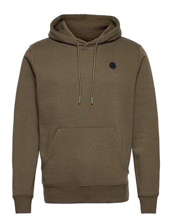 Lars Organic/Recycled Hoodie Huppari Ruskea Kronstadt