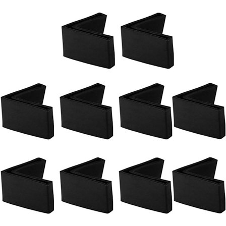 10 kpl korkea tuolin jalat kulma rauta L muoto huonekalut pöytälevy pää