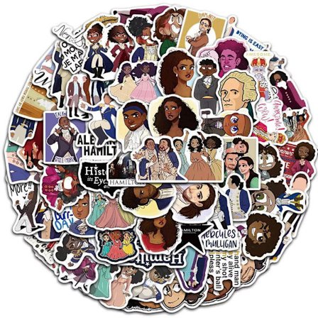 100X musikdrama Hamilton Alexander Eliza Angelica Mug Meme Graffiti Stickers