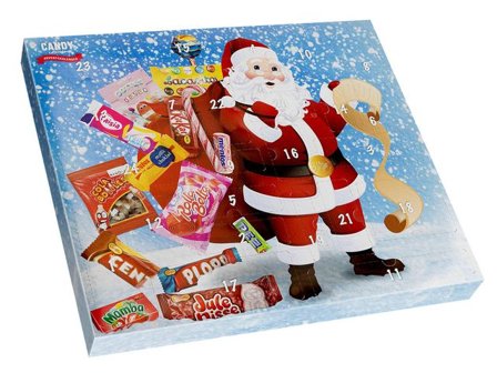 HULTÉN Godis Julkalender ask 318g - Lyreco - Kök och servering - Ätbart - Godis och choklad