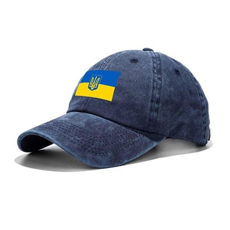 Klassinen Ukrainan denim-hattu metallisella soljella Retro-lippikset Mukava käyttää