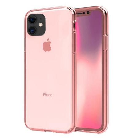 Skyddande Dubbelsidigt Silikonskal - iPhone 12 Rosa