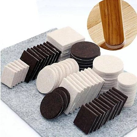 258p självhäftande bordfotsdynor golvmöbler stolar tysta slitstarka halkfria bordhörnslådor skyddade