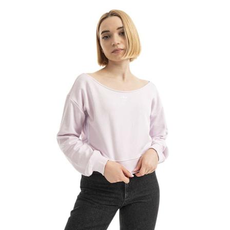Adidas Originals Bluza Slouchy Crew Hu1646 36 Pink, Dame Sweatshirts