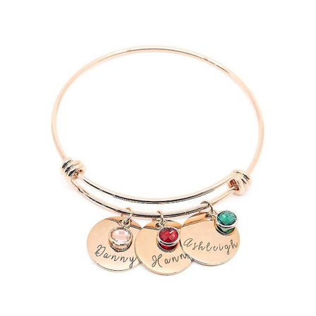 Armband, Armband med Namn Smycken Handgjorda Graverade Smycken Matchande Armband för Kvinnor