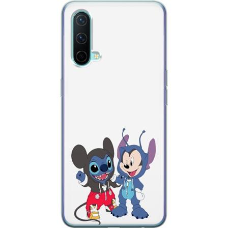 OnePlus Nord CE 5G Gjennomsiktig deksel Stitch Mikke Mus