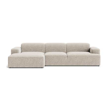 Madrid XL chaiselong sofa, venstrevendt - Genesis Grå/Beige - 317x101x75 - Sofa, chaiselong