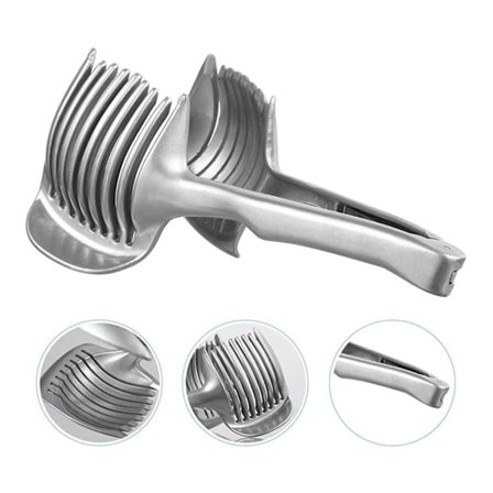 Tomat Citron Slicer Hållare Rund Frukt Lök Shredder Cutter Gui