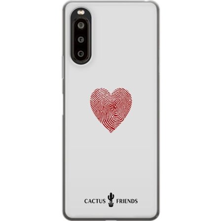 Yhteensopiva Puhelinkuori Sony Sony Xperia 10 II Cactus and Friends - Fingerprint Love