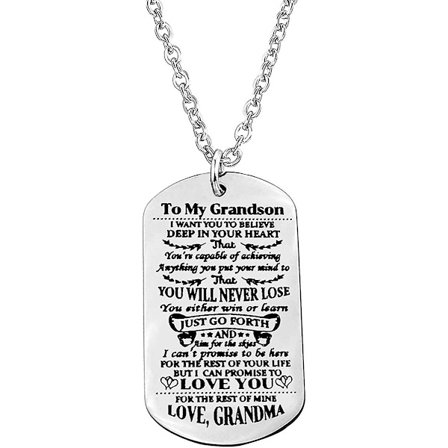 Till Min Barnbarn Halsband Till Min Barnbarn Presenter Barnbarn Inspirerande Smycken Från Mormor Mormor Till Barnbarn Jul Födelsedag Examen Motivat