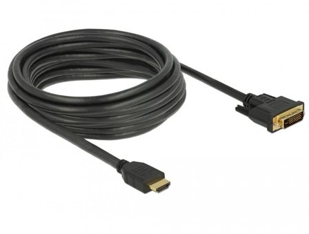 Delock adapterkabel - HDMI / DVI - 5 m