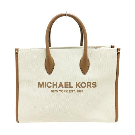 Michael Kors Pre-owned, Tote Bags Beige, Dames, Maat:ONE Size
