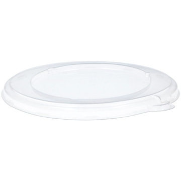 Flatt PET-lokk til bagasseskål