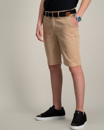 RYVLS Classic Chino Shorts Beige Shorts Jongens - Kids Brand Store