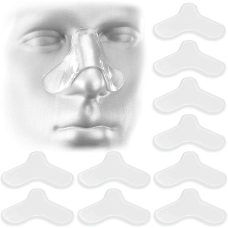 10 Pakk Neseputer for CPAP-maske - CPAP-neseputer - CPAP-utstyr for CPAP-maskin - Søvnapnémaske Komfortpute - Tilpasset design & kan trimmes til