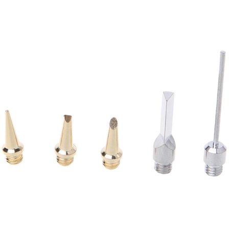 Loddebolttupper for Hs-1115K Pro Butangas Loddeboltsett Pro Erstatningsverktøy for Sveiseverktøy og Tilbehør 5 stk