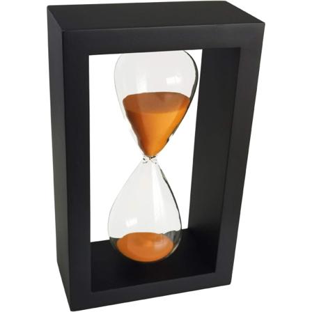 Orange Sandglas 30 Minutters Timer Timeglas til Ornament Dekoration