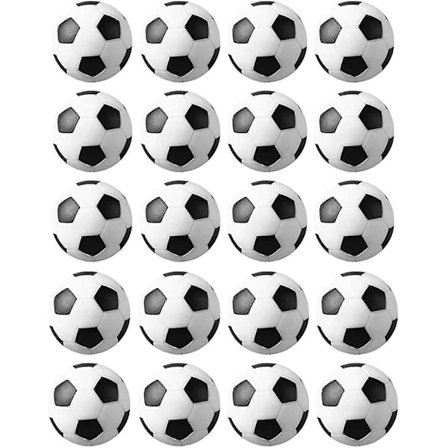 20 stk. Plastik Fodboldbord Bolde Bordfodbold Tilbehør 32mm